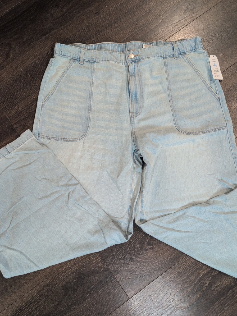 Time and Tru Light Blue Wide Leg Jeans